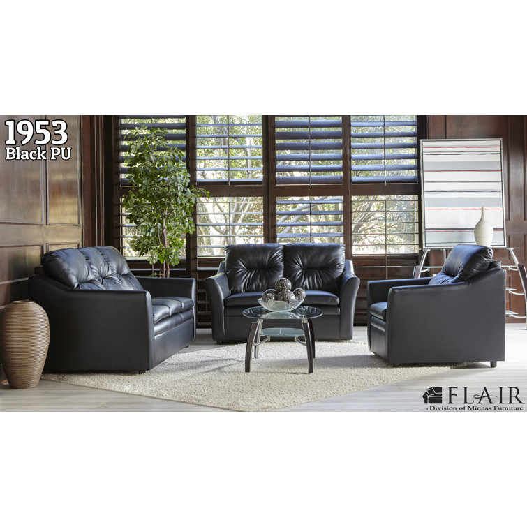 Flair 2 - Piece Faux Leather Living Room Set - Wayfair Canada